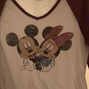 Disney Mickey and Minnie miss t shirt
